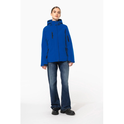 Ladies’ hooded softshell lined parka
